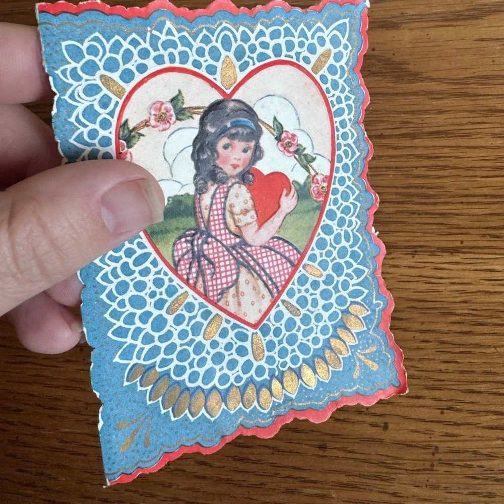 Whitman Made vintage valentine
